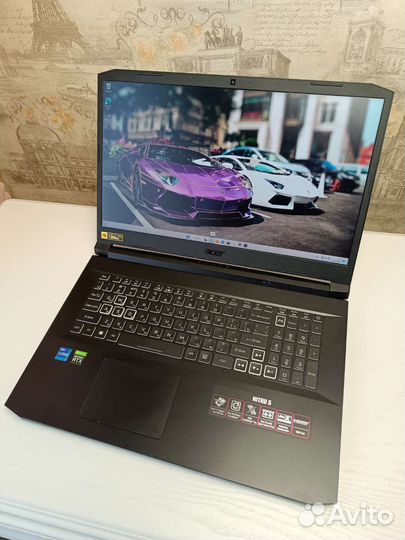 Игровой Acer nitro 5 17.3 RTX3070/i7-11800H