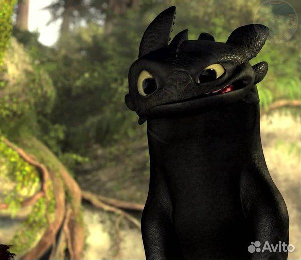 Мягкая игрушка Ночная Фурия 20см