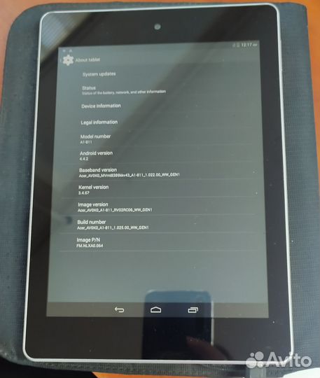 Планшет Acer Iconia Tab A1-811