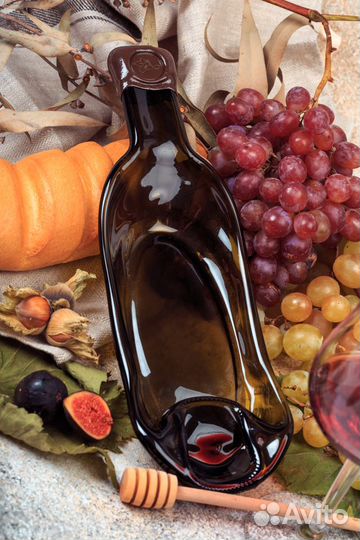 Декоративная тарелка-бутылка