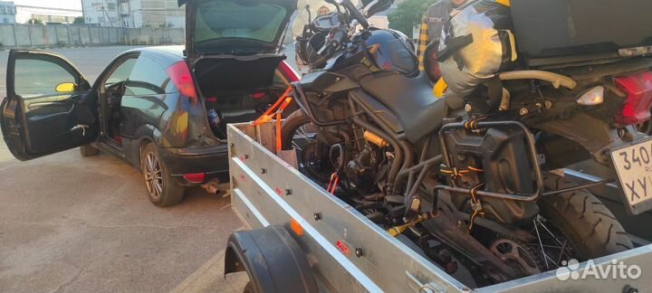 Эвакуатор мото техники