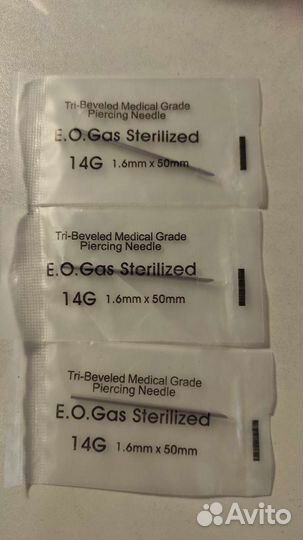 Игла G14 дня пирсинга