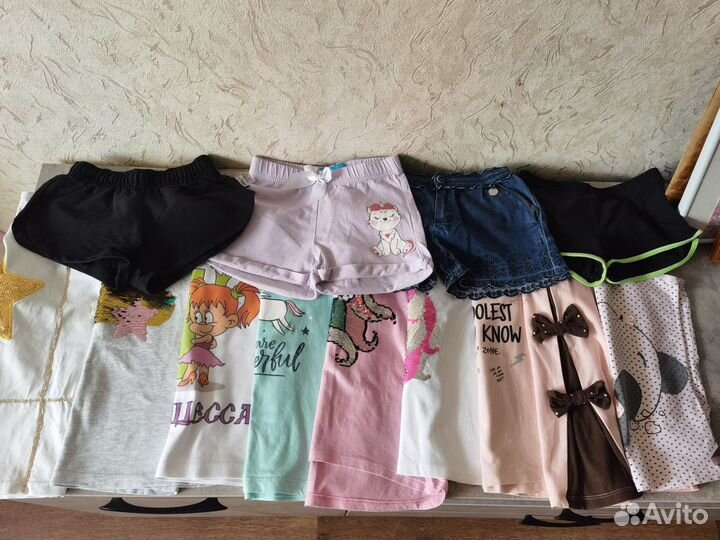 Одежда пакетом для девочки 110 116 122