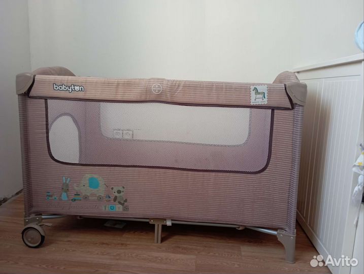 Манеж кровать babyton