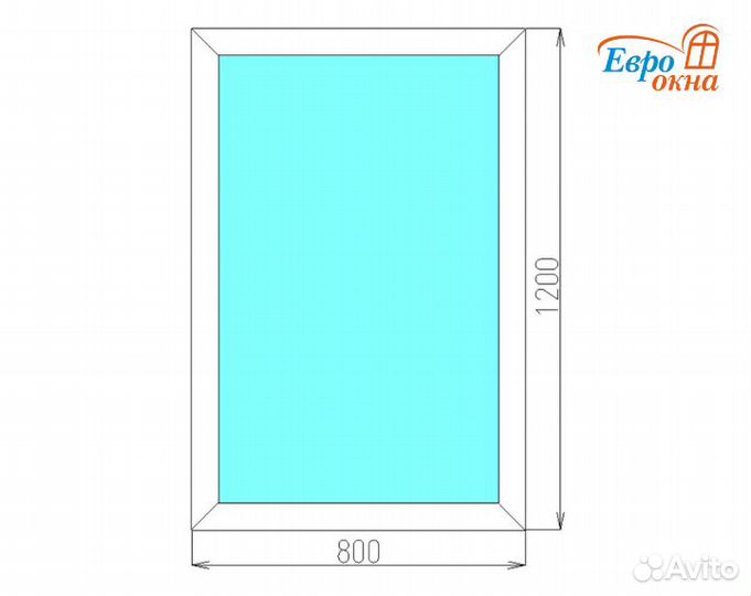 Окна пластиковые не б/у