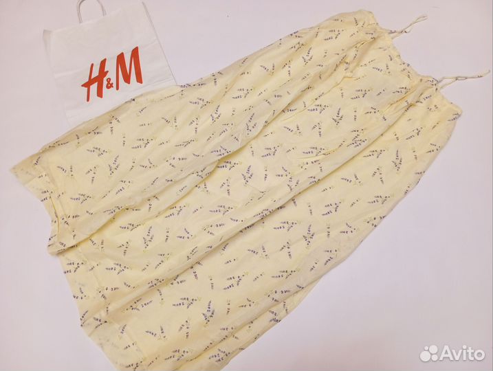 Платье льняное hm новое М