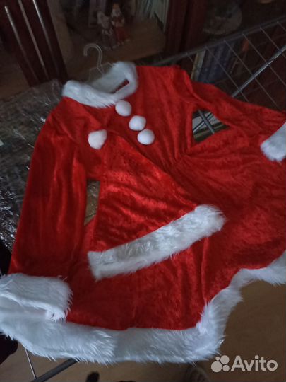 Костюм снегурочки детский 104