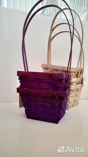 Корзины бамбуковые и из лозы