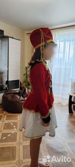 Костюм гусара для девочки