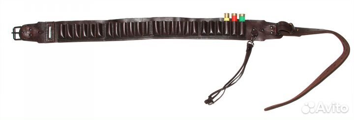 Кожаный ремень патронташ портупея 20к/16к/12к/7,62