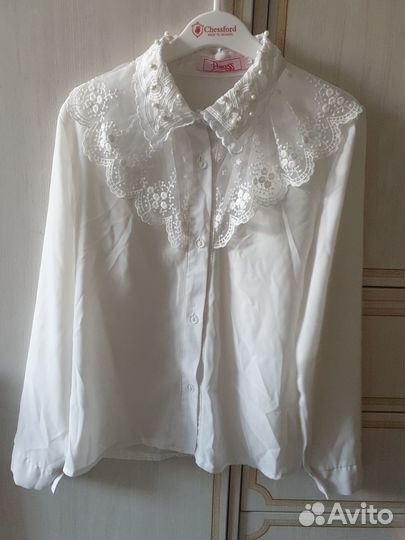 Блузка в отличном состоянии для девочки на 7-8 лет