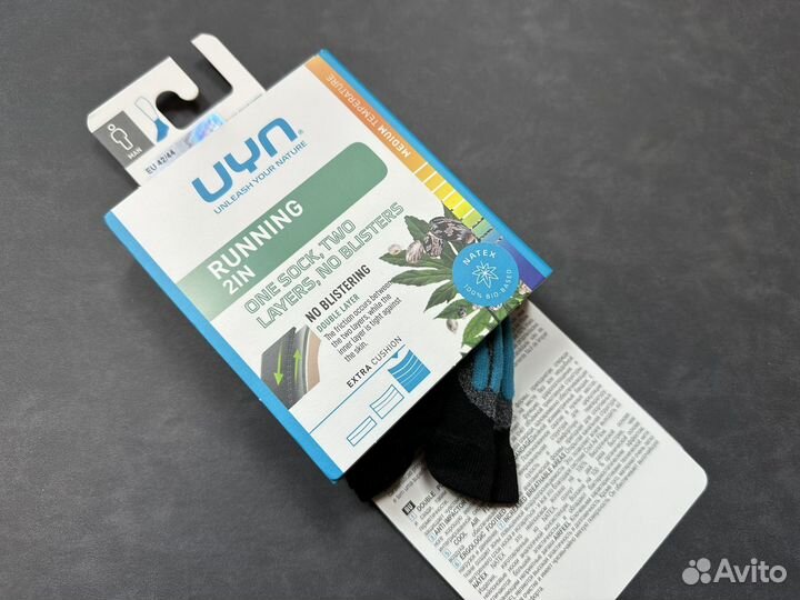 UYN 42-44 Оригинал Новые Беговые Носки