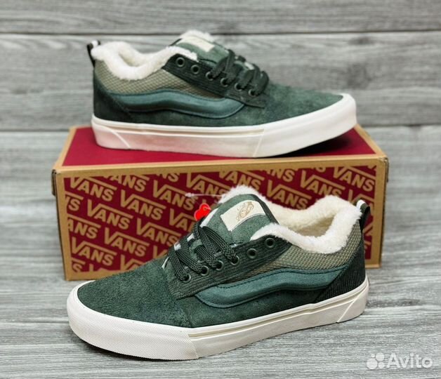 Кеды Vans Knu Skool на меху зима