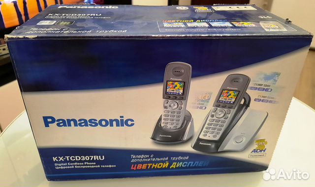 Радиотелефон panasonic KX-TCD307 (2 трубки)