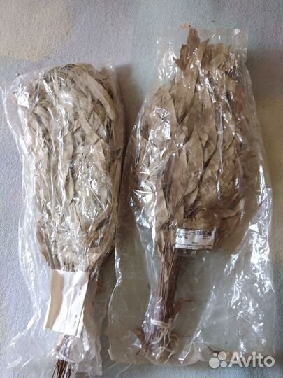 Эвкалиптовый веник лечебный для бани, сауны- 2 шт