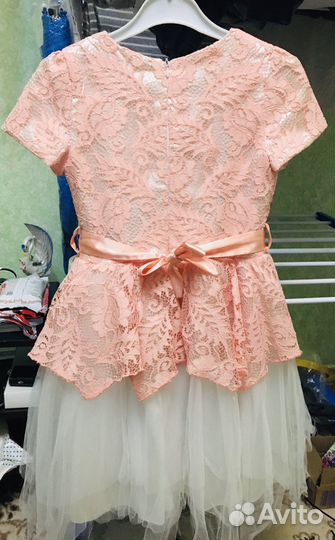 Платье для девочки размер 122,128