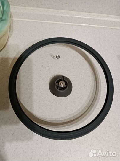 Крышка 24см с силиконовым ободком