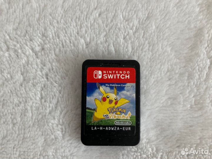 Игра Pokemon let’s go Pikachu для Nintendo Switch
