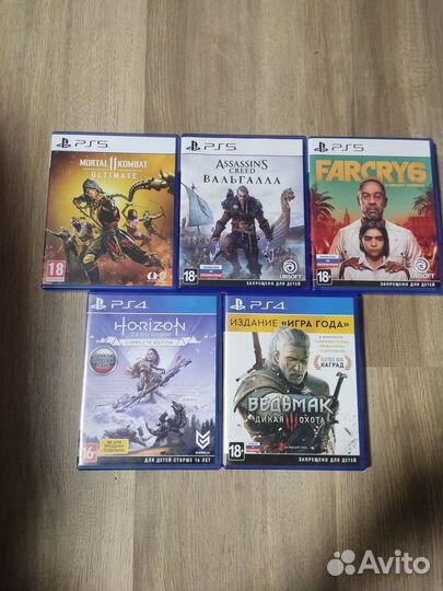 Диски PlayStation 5 PlayStation 4