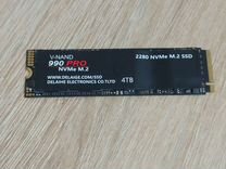 SSD V-nand 990pro 4tb,M.2 PCIe Gen 4.0 x4,NVMe 2.0