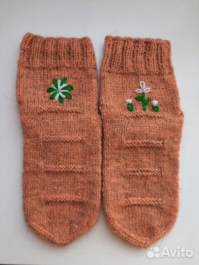 Продаю вязаные носки чистошерстяные