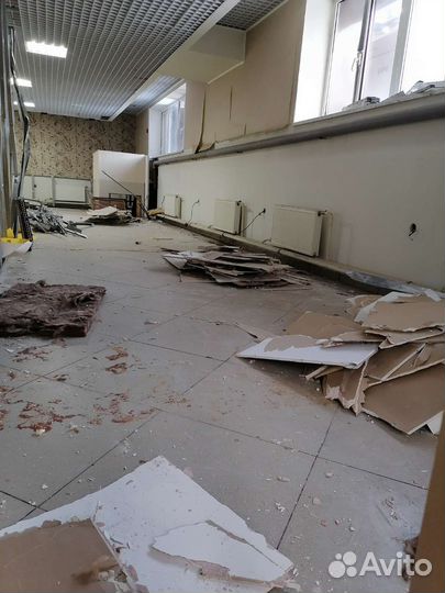 Демонтажные работы в квартирах домов и зданий