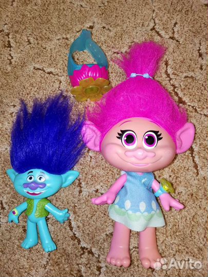 Розочка Цветан тролли Trolls игрушка