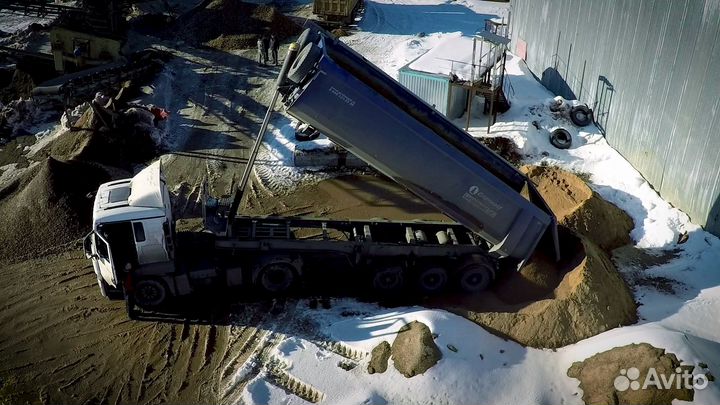 Гравийный щебень доставка от 100 м3