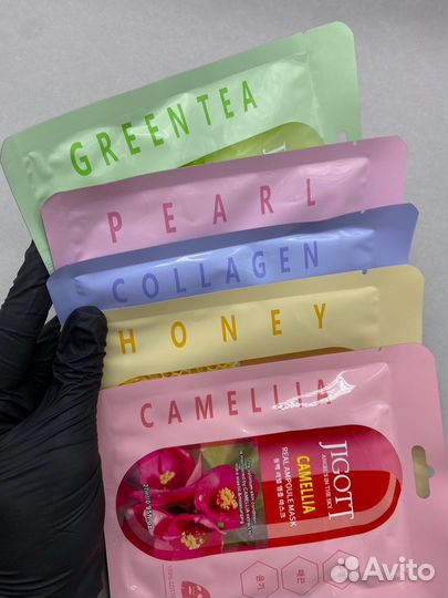 Маски тканевые Jigott в ассортименте