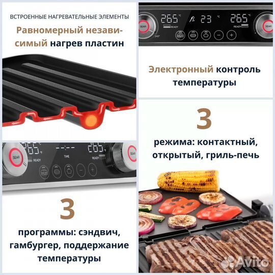 Электрогриль DeLonghi CGH1112DP multigrill pro