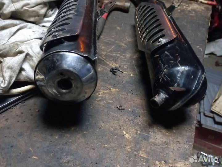 На зид пилот. глушитель четырёх тактный