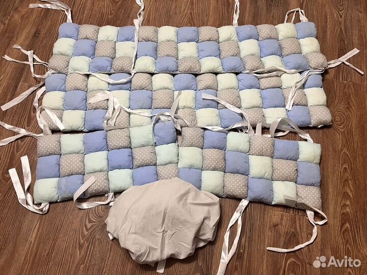 Бортики на кроватку для мальчика бу