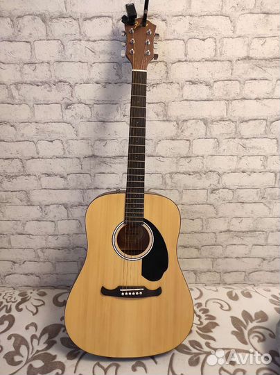 Акустическая гитара fender fa125 с чехлом и др