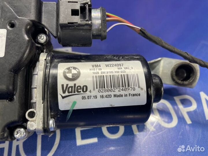 Мотор дворников Bmw 5-Series G30 B57D30 2019