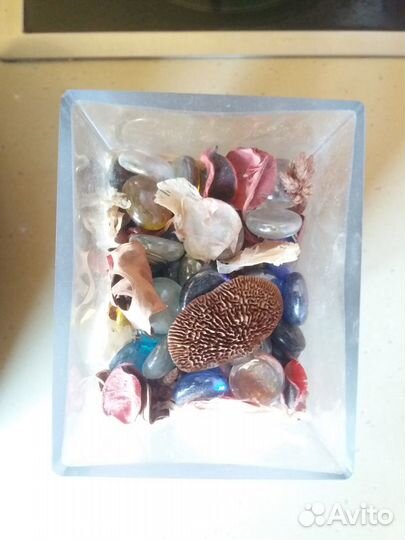 Стекляная ваза + саше IKEA