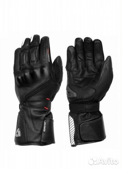 Мотоперчатки утепленные revit (M) кожаные