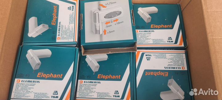 Петля дверная elementis 16-19 белая