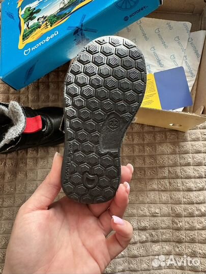 Утепленные ботинки котофей 22 размер