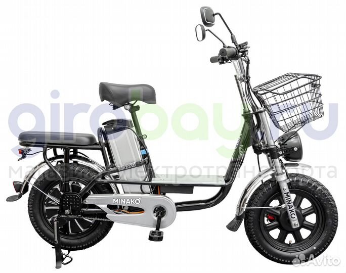 Электровелосипед Minako Monster Black (60V/20Ah)