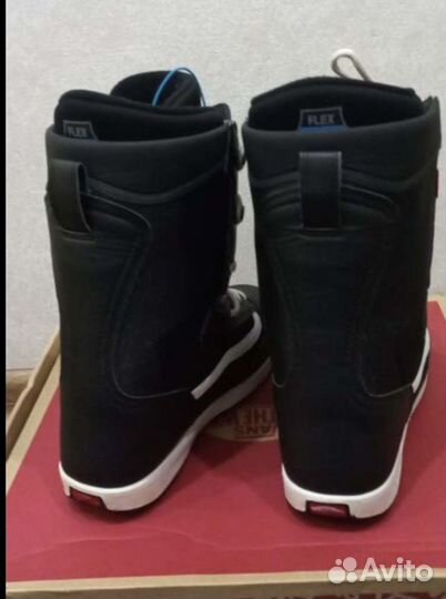 Ботинки для сноуборда Vans Mantra Black White Red