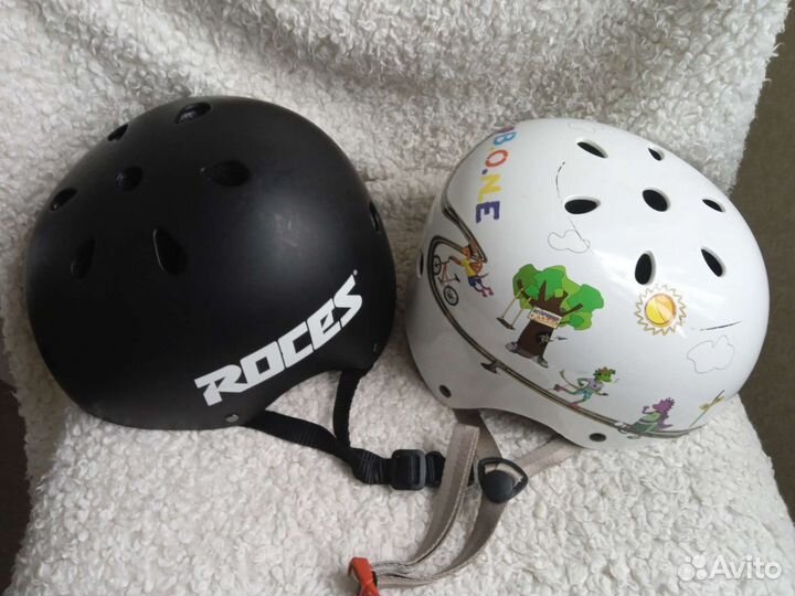 Ролики 44 р и Шлем детский Roces и Bone