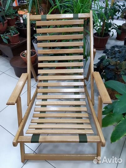 Шезлонги из дуба