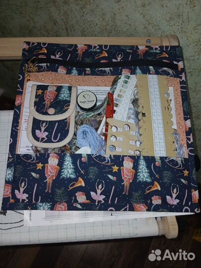 Чехол для пялец и чехол для ножниц