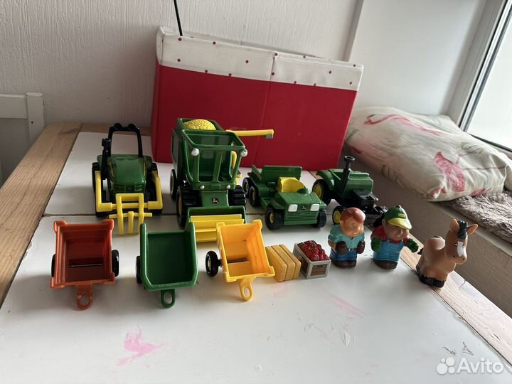 John Deere bruder игрушки трактор