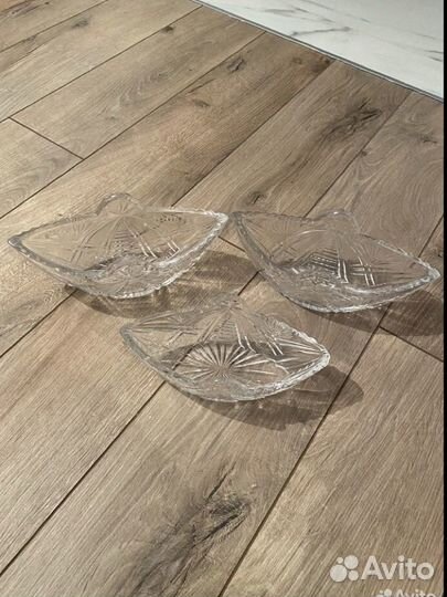 Салатница конфетница хрусталь СССР