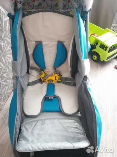 Детские санки коляска с колесами