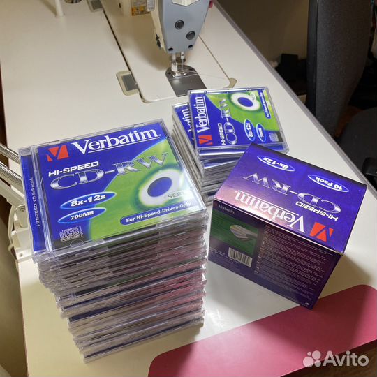 Диски CD RW verbatim