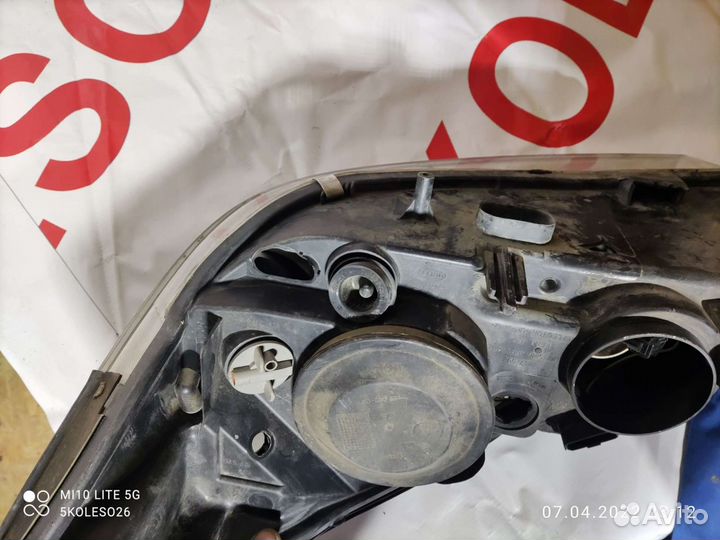 Фара правая Nissan primera P12 Рестал Синее стекло