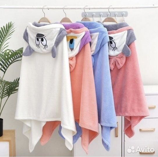 Полотенце пончо детское