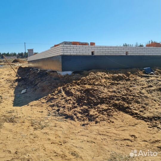 Бетонные работы со своей опалубкой